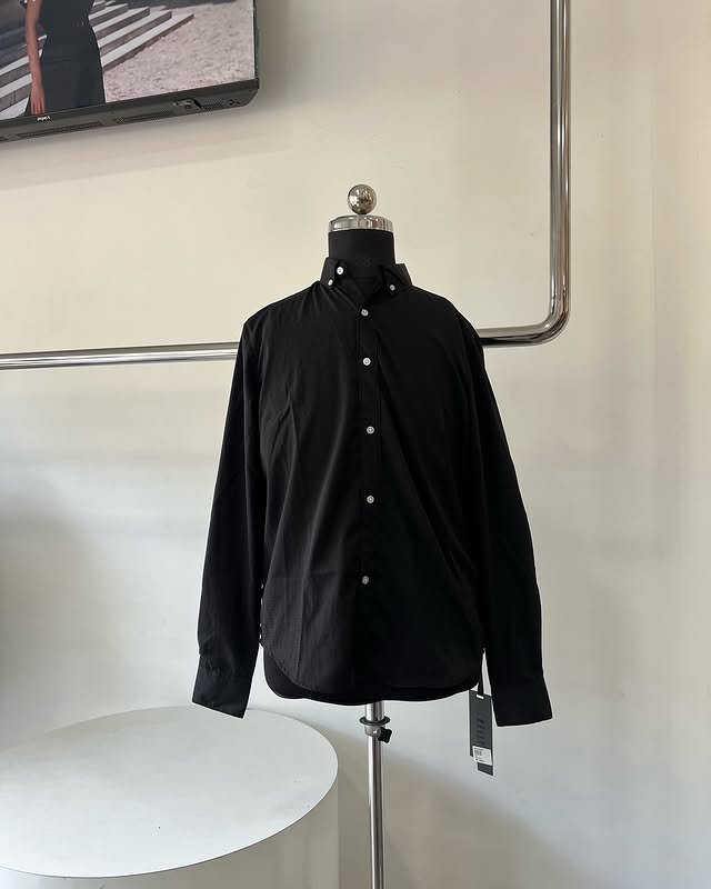 Black linen shirt premium quality for boys from the best boys clothing store in Malappuram
